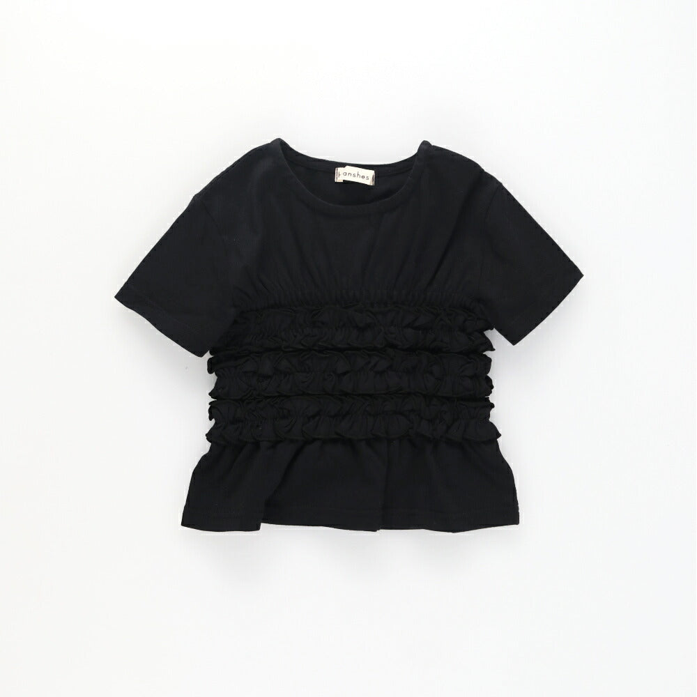日本童裝 Branshes 【b.+A】皺褶上衣 90-150cm 女童款 夏季 TOPS