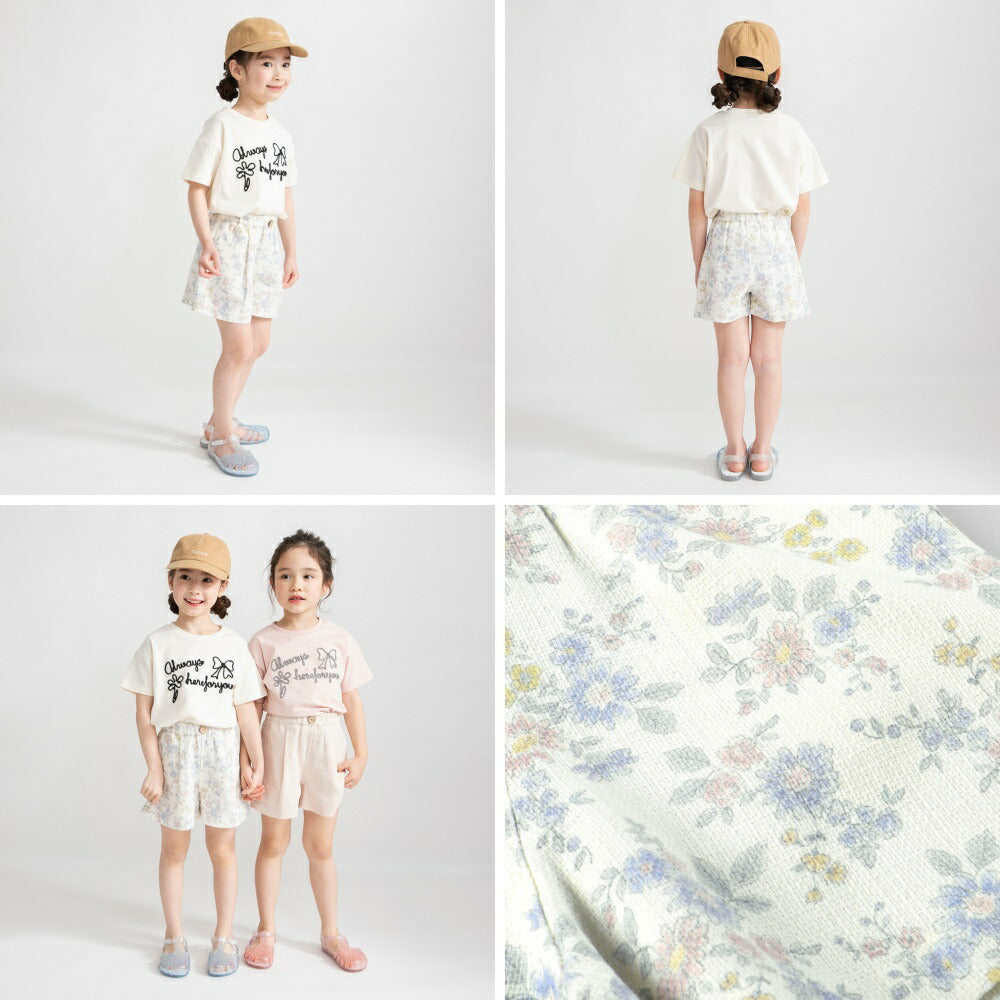 日本童裝 Branshes 巴拿馬草編織短褲 80-150cm 女童款 夏季 PANTS