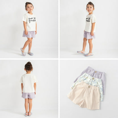 日本童裝 Branshes 巴拿馬草編織短褲 80-150cm 女童款 夏季 PANTS