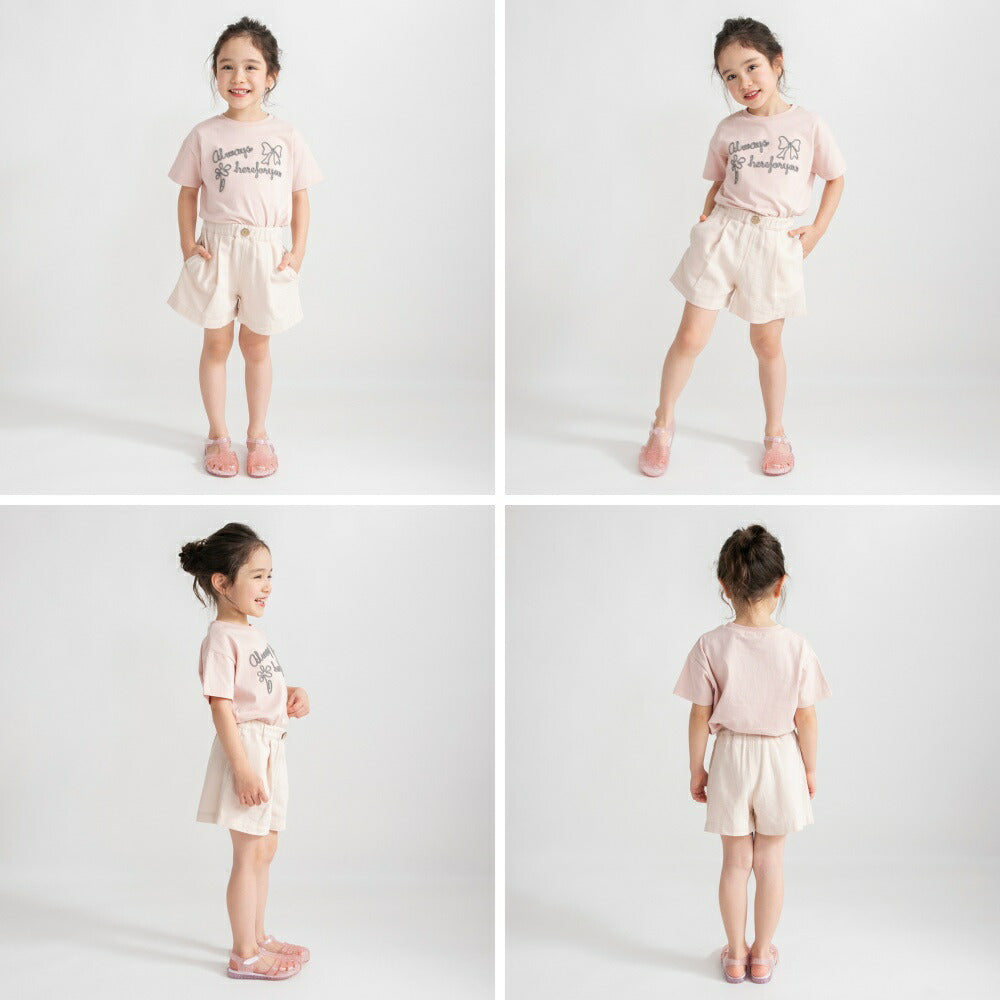 日本童裝 Branshes 巴拿馬草編織短褲 80-150cm 女童款 夏季 PANTS