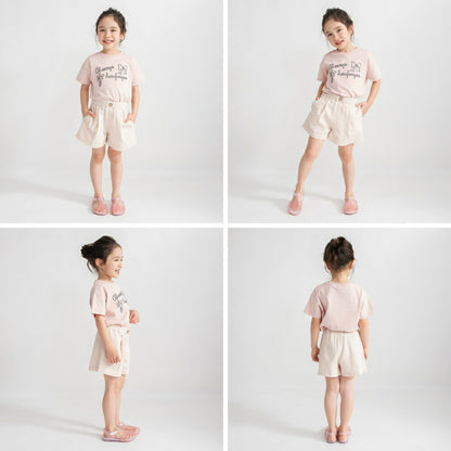 日本童裝 Branshes 巴拿馬草編織短褲 80-150cm 女童款 夏季 PANTS