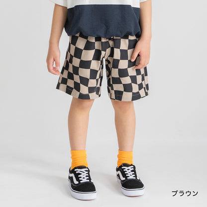 日本童裝 Branshes 巴拿馬織紋全印花短褲 80-150cm 男童款 夏季 PANTS