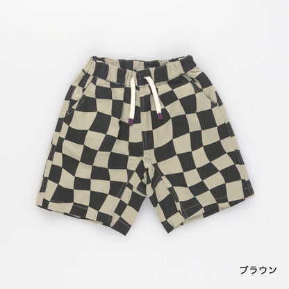 日本童裝 Branshes 巴拿馬織紋全印花短褲 80-150cm 男童款 夏季 PANTS