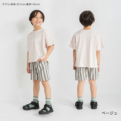 日本童裝 Branshes 巴拿馬織紋全印花短褲 80-150cm 男童款 夏季 PANTS