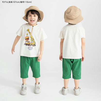 日本童裝 Branshes 彈力七分褲 80-130cm 男童款 夏季 PANTS