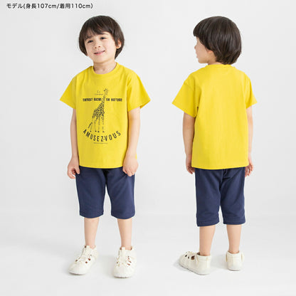 日本童裝 Branshes 彈力七分褲 80-130cm 男童款 夏季 PANTS