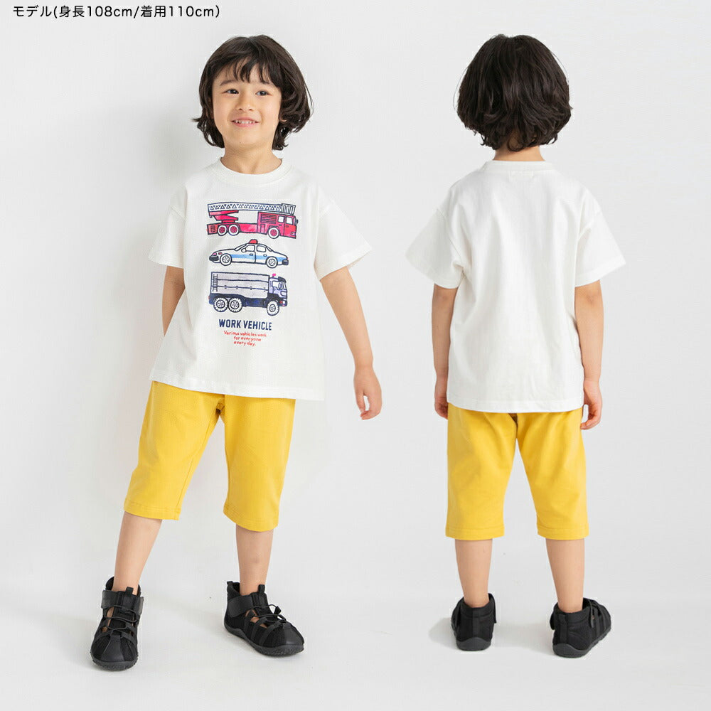 日本童裝 Branshes 彈力七分褲 80-130cm 男童款 夏季 PANTS