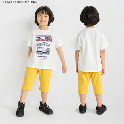 日本童裝 Branshes 彈力七分褲 80-130cm 男童款 夏季 PANTS