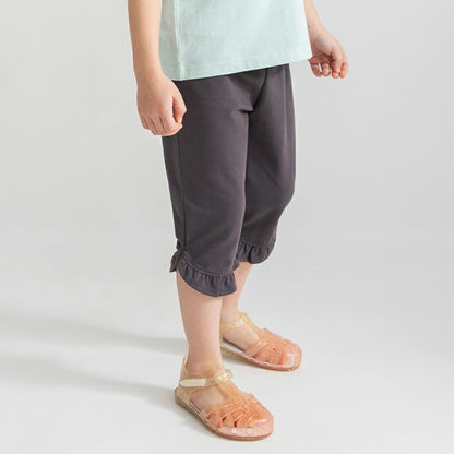 日本童裝 Branshes 荷葉邊七分褲 80-130cm 女童款 夏季 PANTS