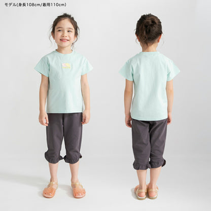 日本童裝 Branshes 荷葉邊七分褲 80-130cm 女童款 夏季 PANTS