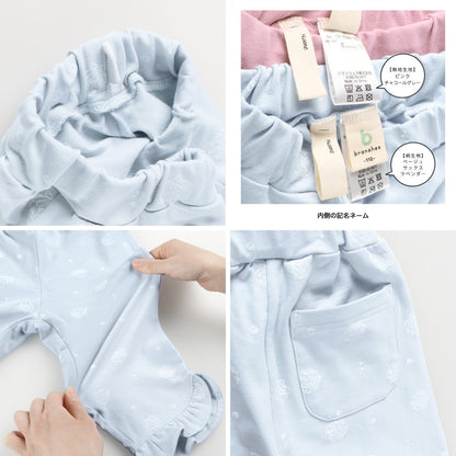 日本童裝 Branshes 荷葉邊七分褲 80-130cm 女童款 夏季 PANTS