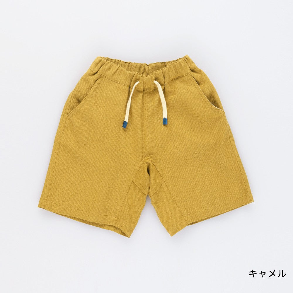 日本童裝 Branshes 巴拿馬織紋彩色短褲 80-150cm 男童款 夏季 PANTS