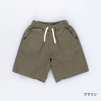 日本童裝 Branshes 巴拿馬織紋彩色短褲 80-150cm 男童款 夏季 PANTS