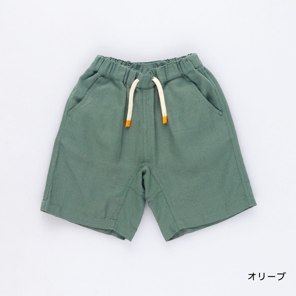 日本童裝 Branshes 巴拿馬織紋彩色短褲 80-150cm 男童款 夏季 PANTS