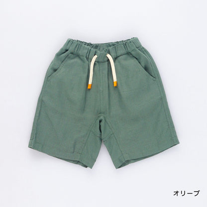 日本童裝 Branshes 巴拿馬織紋彩色短褲 80-150cm 男童款 夏季 PANTS