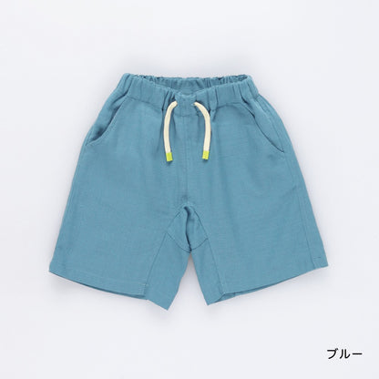 日本童裝 Branshes 巴拿馬織紋彩色短褲 80-150cm 男童款 夏季 PANTS