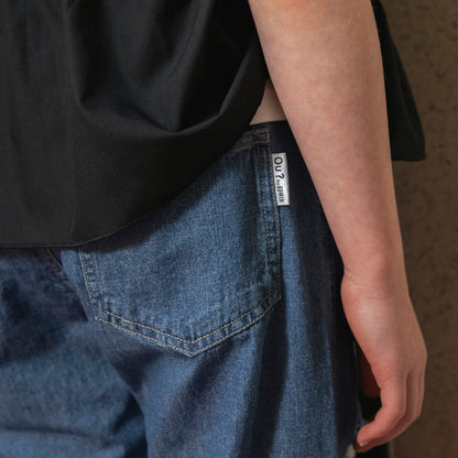 日本童裝 Branshes【Ou? by EDWIN】破洞牛仔褲 90-150cm 女童款 夏季 PANTS