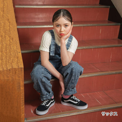 日本童裝 Branshes【Ou? by EDWIN】牛仔背帶褲 90-150cm 女童款 夏季 Jumpsuit