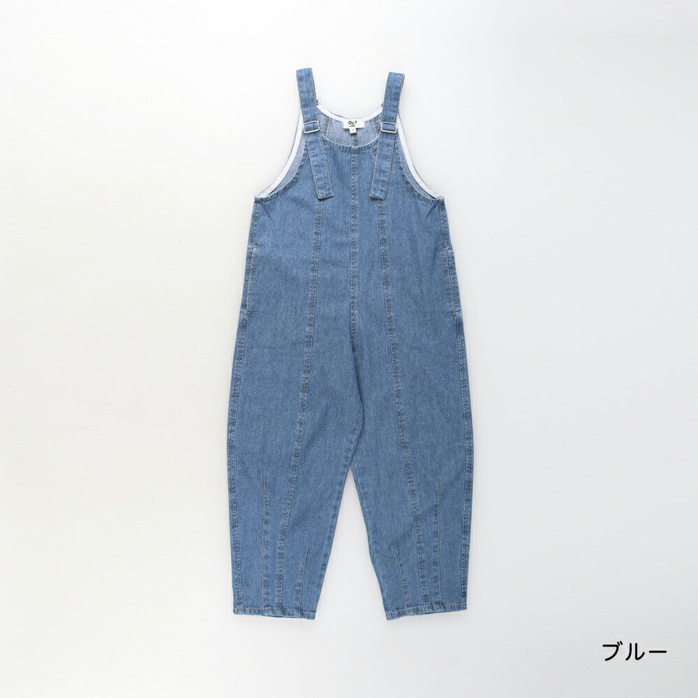 日本童裝 Branshes【Ou? by EDWIN】牛仔背帶褲 90-150cm 女童款 夏季 Jumpsuit
