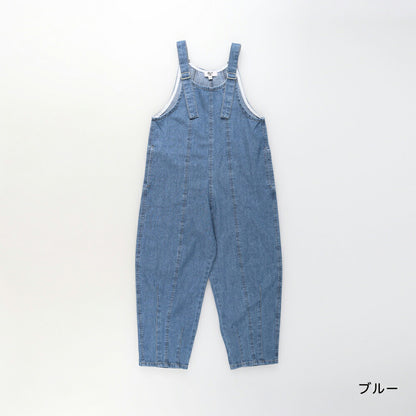 日本童裝 Branshes【Ou? by EDWIN】牛仔背帶褲 90-150cm 女童款 夏季 Jumpsuit