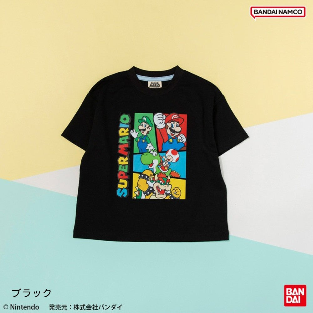 日本童裝 Branshes【Super Mario】印花短袖上衣 100-150cm 男童款/女童款 夏季 TOPS