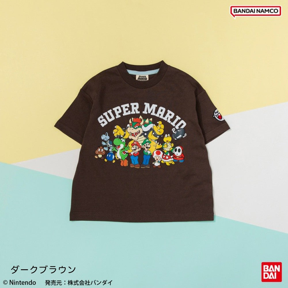 日本童裝 Branshes【Super Mario】印花短袖上衣 100-150cm 男童款/女童款 夏季 TOPS