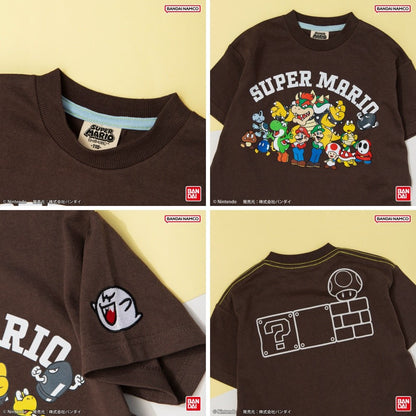 日本童裝 Branshes【Super Mario】印花短袖上衣 100-150cm 男童款/女童款 夏季 TOPS