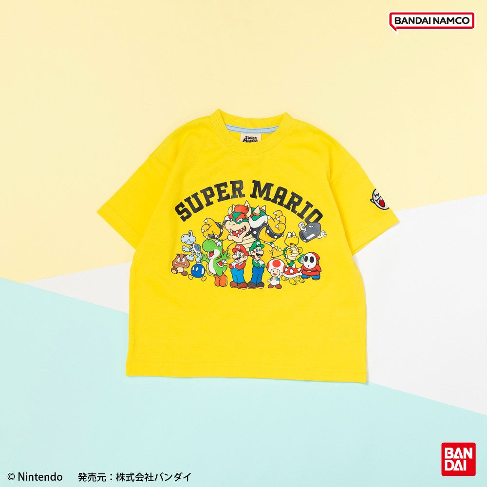日本童裝 Branshes【Super Mario】印花短袖上衣 100-150cm 男童款/女童款 夏季 TOPS