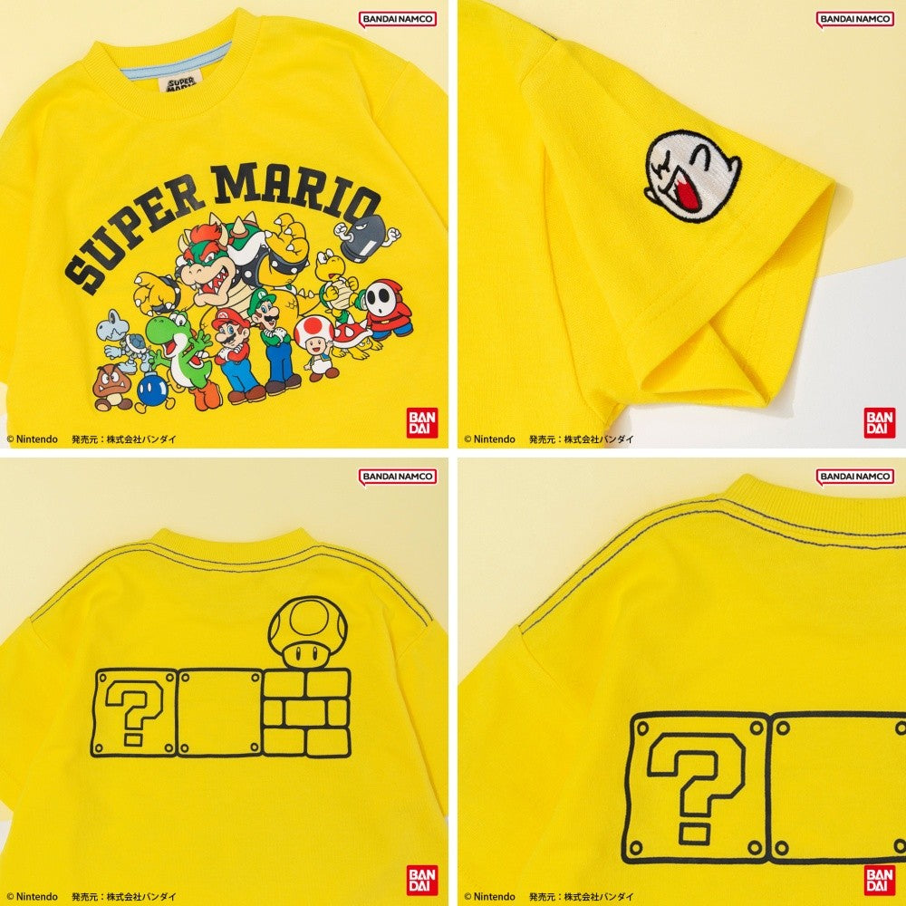 日本童裝 Branshes【Super Mario】印花短袖上衣 100-150cm 男童款/女童款 夏季 TOPS