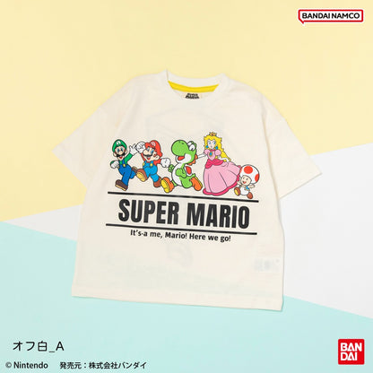 日本童裝 Branshes【Super Mario】印花短袖上衣 100-150cm 男童款/女童款 夏季 TOPS