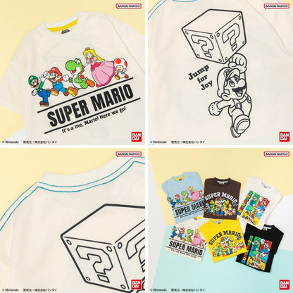 日本童裝 Branshes【Super Mario】印花短袖上衣 100-150cm 男童款/女童款 夏季 TOPS