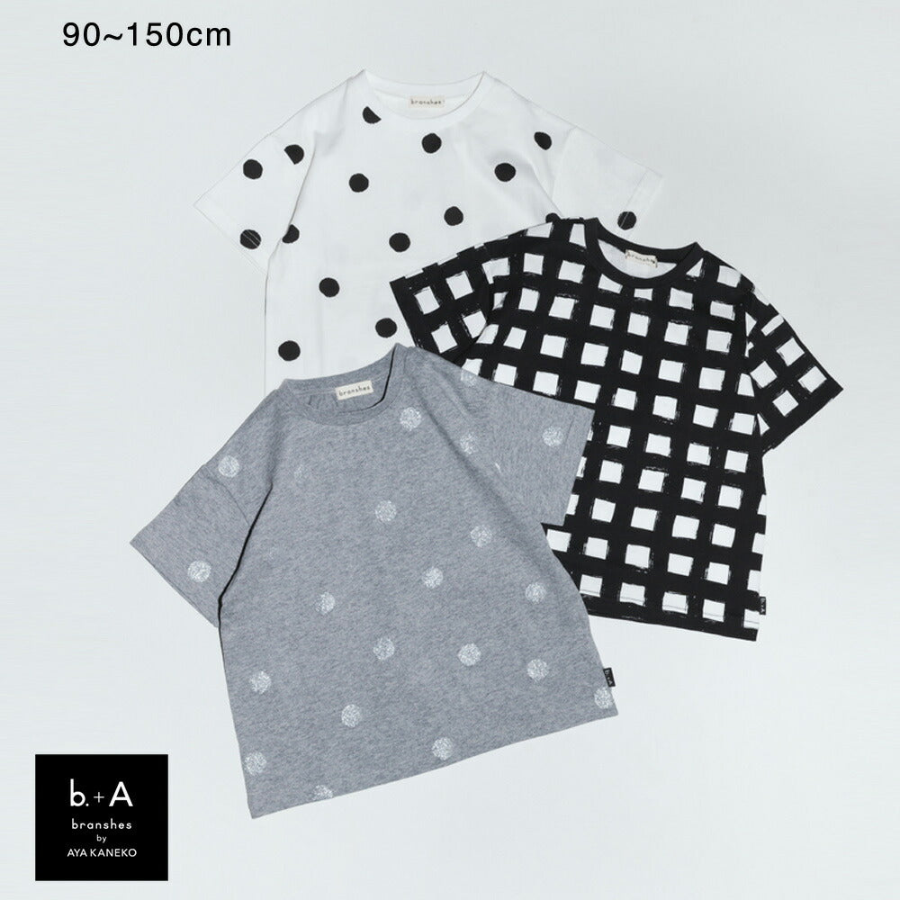 日本童裝 Branshes【b.+A】短袖上衣 90-150cm 女童款 夏季 TOPS