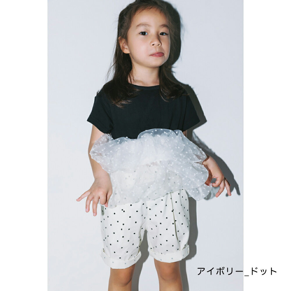 日本童裝 Branshes【b.+A】泡泡短褲 90-150cm 女童款 夏季 PANTS