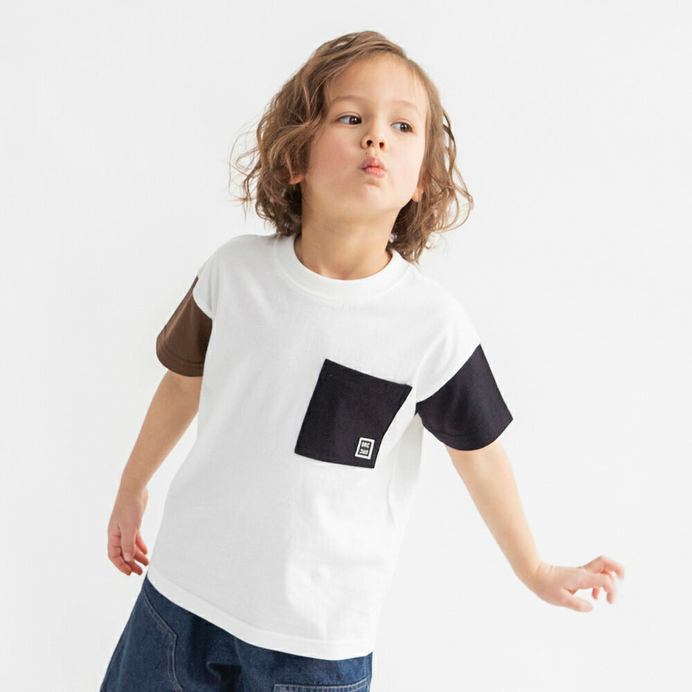 日本童裝 Branshes【b.+A】口袋短袖上衣 100-160cm 男童款 夏季 TOPS