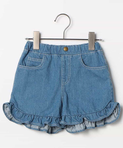 日本童裝 p.premier 斜紋花邊短褲 80-140cm 女童款 夏季  PANTS