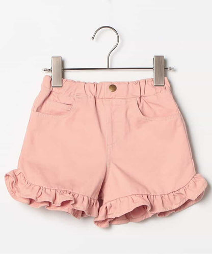 日本童裝 p.premier 斜紋花邊短褲 80-140cm 女童款 夏季  PANTS