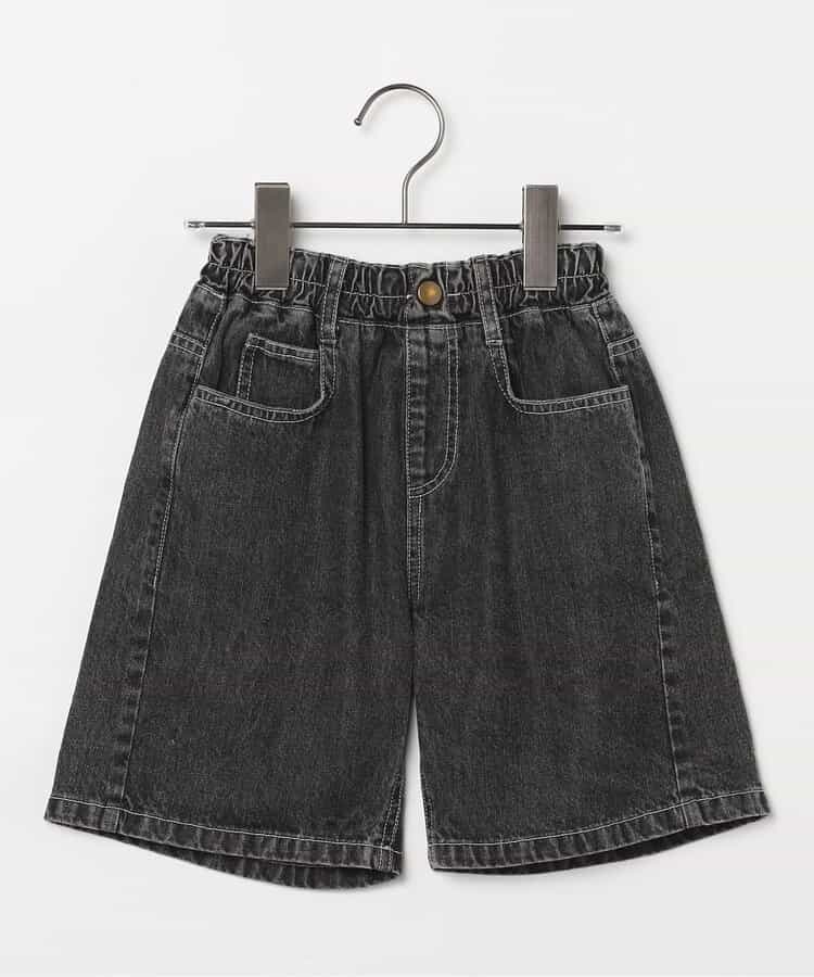 日本童裝 p.premier 斜紋牛仔闊腿短褲 80-140cm 男童款 夏季  PANTS