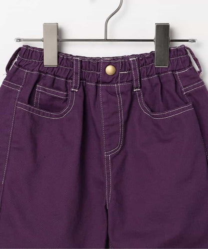 日本童裝 p.premier 斜紋牛仔闊腿短褲 80-140cm 男童款 夏季  PANTS