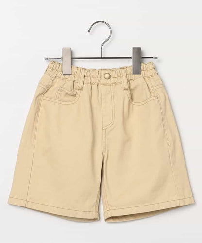日本童裝 p.premier 斜紋牛仔闊腿短褲 80-140cm 男童款 夏季  PANTS