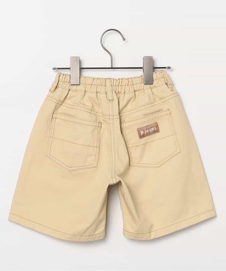 日本童裝 p.premier 斜紋牛仔闊腿短褲 80-140cm 男童款 夏季  PANTS