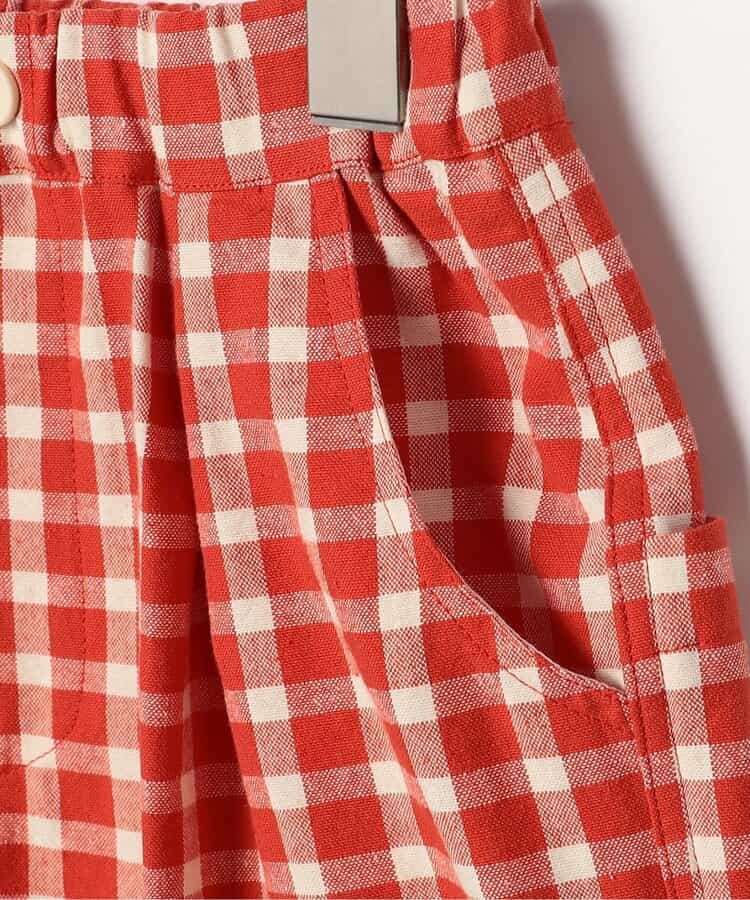 日本童裝 p.premier 紗線染色格子短褲 80-140cm 男童款 夏季  PANTS