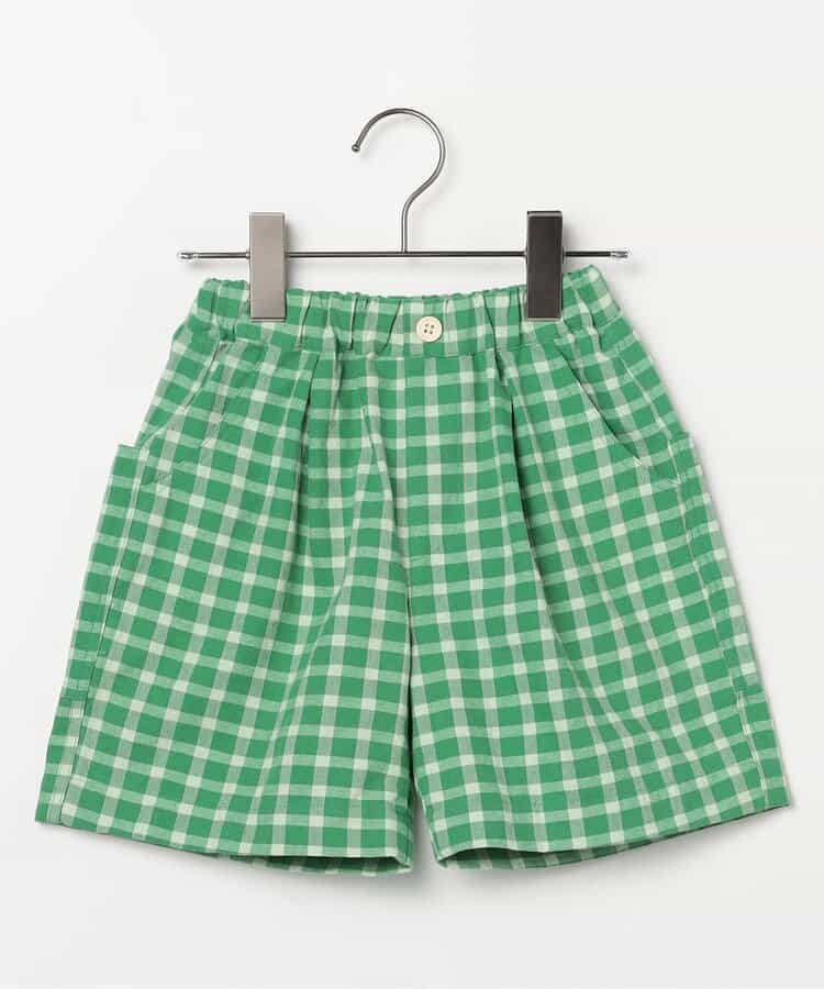 日本童裝 p.premier 紗線染色格子短褲 80-140cm 男童款 夏季  PANTS