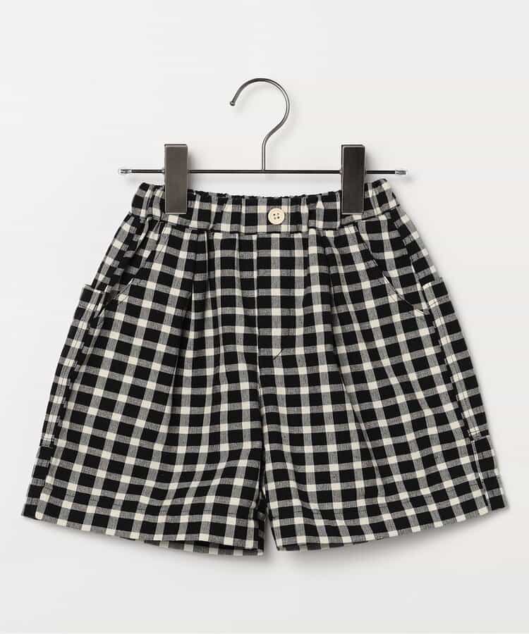 日本童裝 p.premier 紗線染色格子短褲 80-140cm 男童款 夏季  PANTS