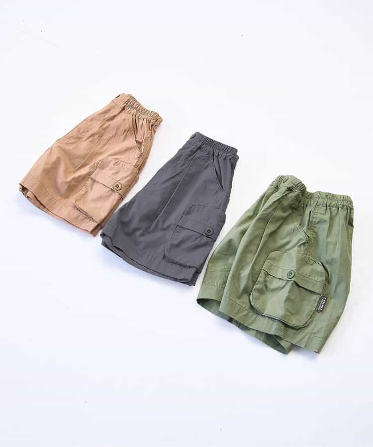 日本童裝 p.premier 大口袋工裝短褲 80-140cm 男童款 夏季  PANTS