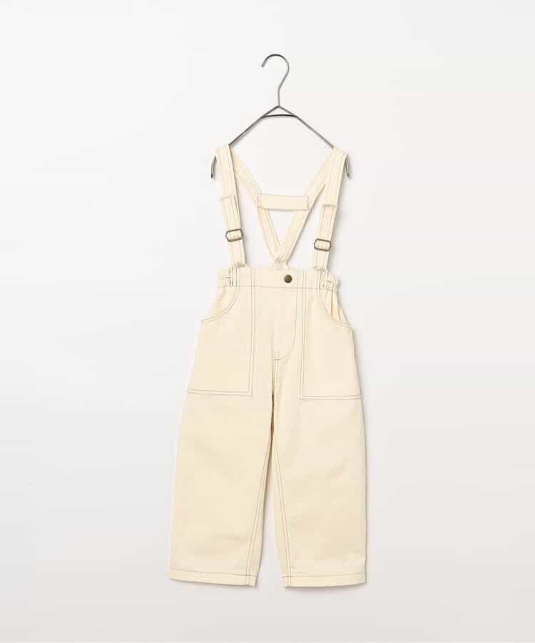 日本童裝 p.premier 吊帶牛仔闊腿褲 80-140cm 男童款/女童款 夏季  Jumpsuit