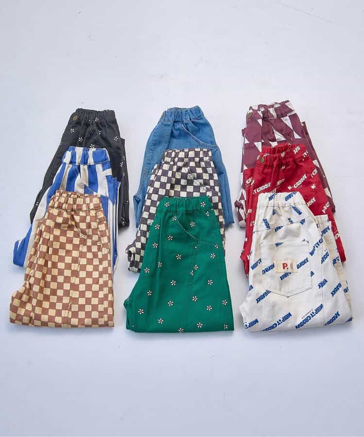 日本童裝 p.premier 斜紋長褲 80-140cm 男童款/女童款 夏季  PANTS