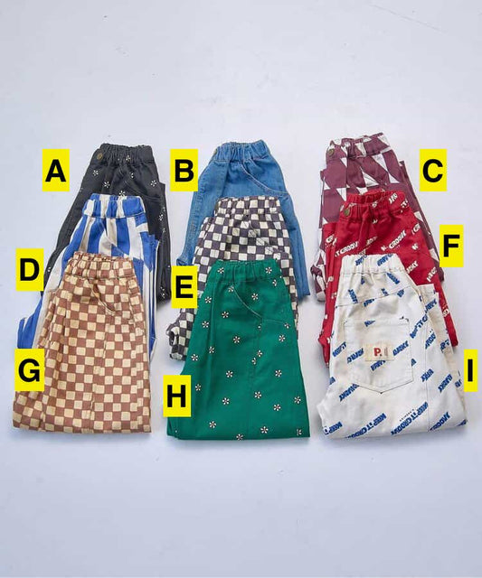 日本童裝 p.premier 斜紋長褲 80-140cm 男童款/女童款 夏季  PANTS