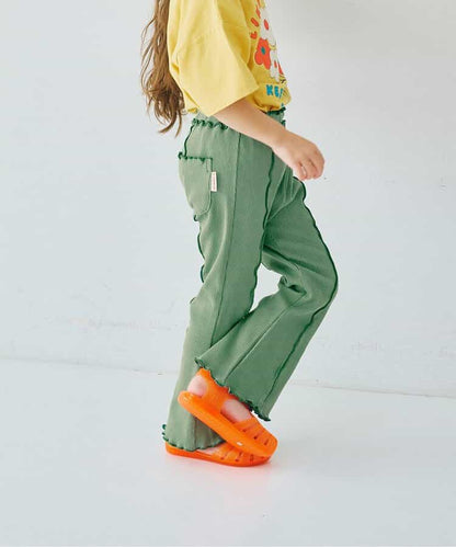 日本童裝 p.premier 彈性羅紋喇叭褲 80-140cm 男童款/女童款 夏季  PANTS