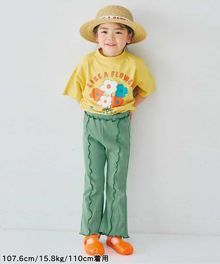 日本童裝 p.premier 彈性羅紋喇叭褲 80-140cm 男童款/女童款 夏季  PANTS
