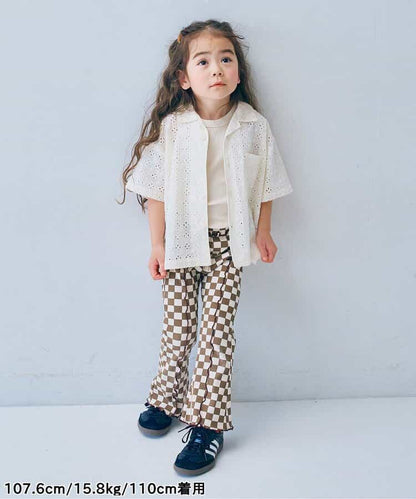 日本童裝 p.premier 彈性羅紋喇叭褲 80-140cm 男童款/女童款 夏季  PANTS